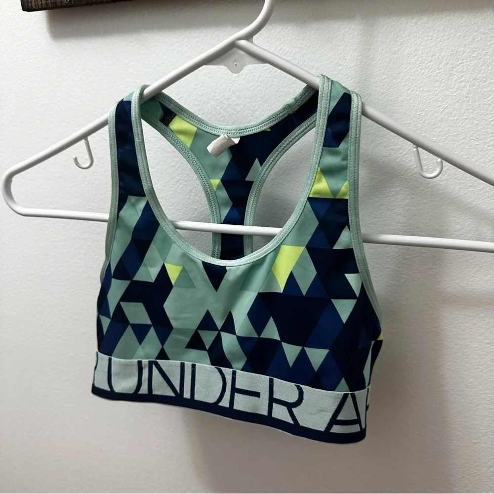 Under Armour kids Armour Mid Crossback Printed Sports Bra